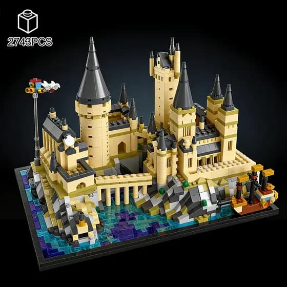 2743pcs Hogwarts Castelo Building Blocks Educacional De Brinquedos Para Crianças