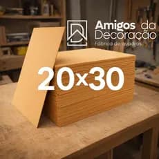 Kit 05 10 20 30 40 50 Placas MDF Cru 3mm 20x30 Corte Laser Artesanato Sublimação Gravação Marcenaria Personalizado Casa