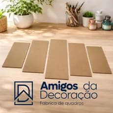 Chapa Mdf Cru 3mm Placa Decoração Mosaico - 1 kit de 5 peças - corte de qualidade Medidas 80x50 95x55 115x60 Artesanal
