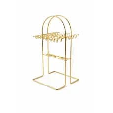 Porta Talheres Dourado Prata Luxo Organizador Premium Mesa Posta Elegante Cozinha- Até 24 Peças (Não Acompanha Talheres)