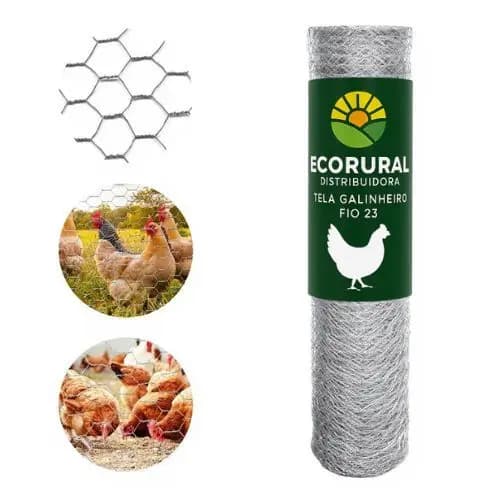 Tela Galvanizada Fio 23 1,50 + Brinde Kit Completo - Escolha Entre 50, 30, 25 e 20 Metros