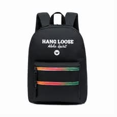 Hang Loose Mochila Básica Masculina Escolar mochila grande mochila masculina reforçada