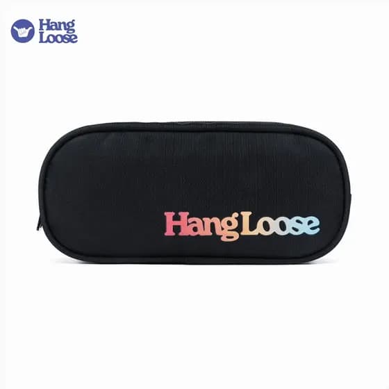 Hang Loose Estojo Escolar Bolso Duplo  Resistente Espaçoso