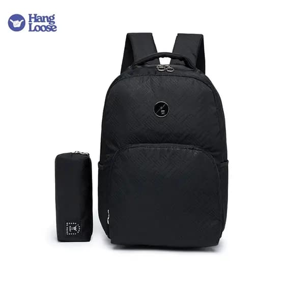 Hang Loose 2 em 1 Mochila grande Kit Mochila Feminina Com Estojo Passeio Faculdade