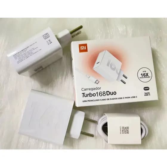 Carregador rápido de 120W 67W com 6A USB C cabo 1M para Mi Turbo Charge Turbo 168DUO Power Cabo USB + Cabo Tipo C