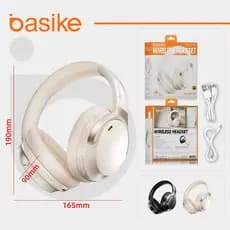 Basike Headphone Sem Fio HiFi Qualidade De Som Fone Sem Fio Dobráveis Bluetooth 5.3 Headphone Sem Fio