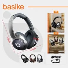 Basike Fone De Ouvido Bluetooth Montado Na Cabeça Com Efeito De Som HIFI ANC Redução De