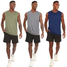 Kit Regata Masculina Academia Dry fit Respirável Treino Fitness Lisa Básica Não Amassa Não Faz Bolinha