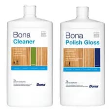 Kit Bona Cleaner + Bona Polish Gloss 🪵 Limpador e Renovador Brilho Piso de Madeira