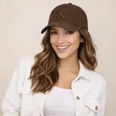 boné new york ny aba curva fitão unissex estilo urbano ajustável casual