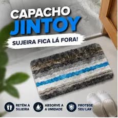Tapete Banheiro Felpudo Antiderrapante Absorvente Macio Lavável Secagem Rápida Porta Quarto Sala