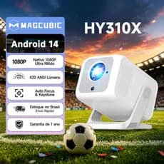 MAGCUBIC HY310 X Projetor 4K 420 ANSI Foco Automático 1080P FHD Home Theater Portátil