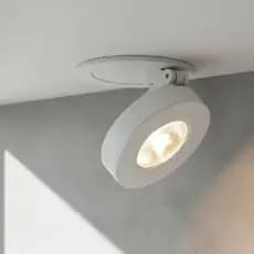 Spot Direcional, 3w, Branco Quente, Embutir, Branco, LexLight