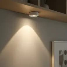 Luminária Spot Para Estante, 3w, Recarregável, Com Controle, Luz 3 Cores, USB, LexLight