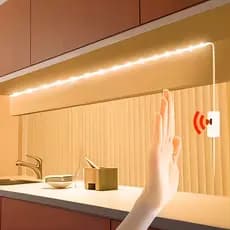 Fita LED Com Sensor de Movimento, 1m, Luz Quente, USB, LexLight