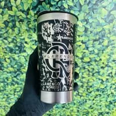 COPO TÉRMICO FL Mascote personalizado a laser  360º Graus 473 ML PREMIUM