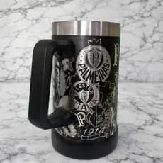 CANECA TÉRMICA Personalizada PALMEIRAS Gravação 360° graus