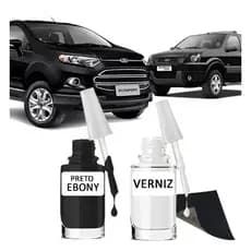 Tinta Tira Risco Automotivo Ford Ecosport Cor Preto Ebony Uso Profissional