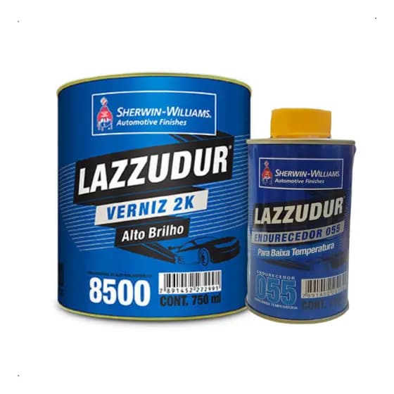 Verniz 2K Alto Brilho 8500 C/ Catalisador 0,9Litros Uso Profissional