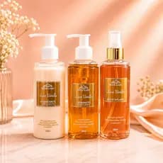 Kit Corpo Perfumado Miss Lary 3 Itens Hidratante + Sabonete + Body Splash