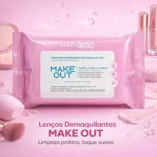 Lenços Demaquilantes Dermachem Make Out com Colágeno – Limpeza e Hidratação