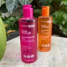 Água Micelar Derma Chem 250ml Vitamina C / Rosa Mosqueta Demaquilante Limpeza Facial