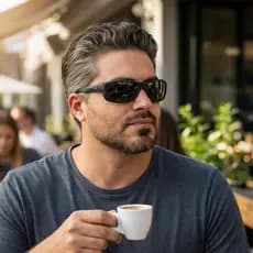 Oculos De Sol Pit Boss Masculino Finoti Esportivo UV400 corrida ciclismo sport levinho para treinos confortável