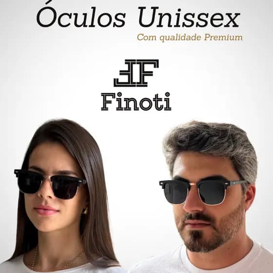 óculos de sol Club masteer Quadrado feminino masculino Original Uv400 Finoti