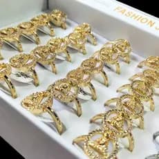 Anel Religioso Nossa Senhora Aparecida Cravejado E Elegante
