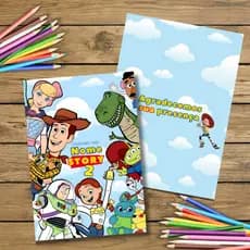 Lembrancinha Toy Story Festa Infantil | Livrinho para Colorir Personalizado/ FESTA INFANTIL/ANIVERSÁRIO