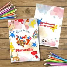 Lembrancinha Pintando o 7 Festa Infantil | Livrinho para Colorir Personalizado/ FESTA INFANTIL/ANIVERSÁRIO
