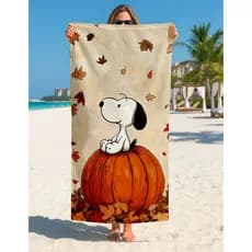 Toalha Grande de Banho Praia 1,40x70cm Snoopy