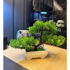 Bonsai Artificial Planta Decoração Planta  em Vaso