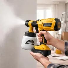 Pistola De Pintura Portátil Profissional Pintor Elétrica Pulverizadora 1460ML 3 Modos de Pulverização Ajustáveis