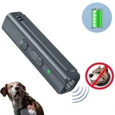 Portátil De Alta Potência Ultra-Sônico Cão Repelente Trainer Anti Latido LED Dispositivo Dissuasor De Estimação Treiname