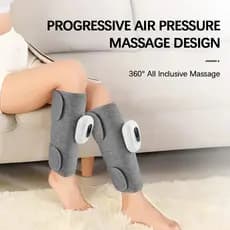 Massageador Elétrico Sem Fio Para Pernas , Compressão De Ar , Massagem Panturrilha , Relaxamento De , 3 Modos 360 ° Pres