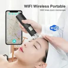 Microscópio Digital Wi-Fi , Eletrônico Sem Fio , Dermatoscópio , Detecção De Couro Cabeludo , Lupa De Poros , Máquina An
