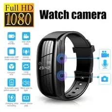Mini Relógio De Câmera Com Função De Áudio E Gravação De Vídeo De Alta Definição 1080P , Uma Pulseira De Redução De Ruíd