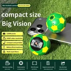 2026 Câmera Em Forma De Futebol Presente Acessório CCD Estudante Campus Digital De Alta Definição 1080p Gravação De Víde