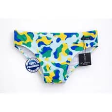 Sunga Brasil Camuflado Modelo Slip Moda Praia 2026