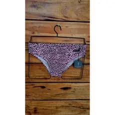 Sunga Cavada Animal Print Rosa | Estampa Onça | Poliamida com Forro | Moda Praia