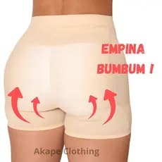 Short Levanta Bumbum Calcinha Com Enchimento Bunda