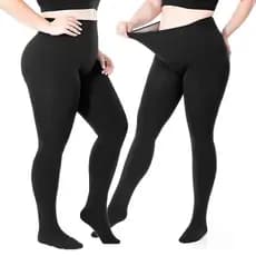 Meia Calça Fio 80 Clássica Opaca Feminina Plus Size.