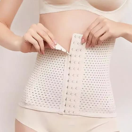 Cinta  Abdominal Feminina 4  BARBATANAS Emagrecer Rápido Ajustável modeladora afinar cintura