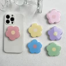 Flor Clara Dobrável Expansível Suporte De Aperto Do Telefone Móvel Soquete Bolso Para Anel De Dedo Griptok