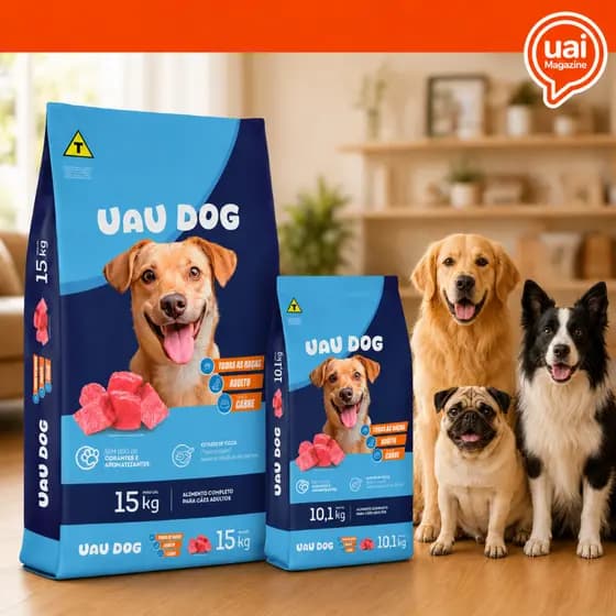 Ração Cachorro Adulto 10kg ou 15 Kg Uau Dog Tradicional