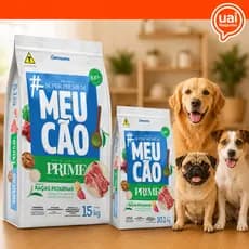 Ração Cachorro Adulto 10Kg Ou 15Kg Meu Cão Prime Raças Pequenas Premium Especial Carnes Nobres