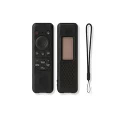 Case Capa de Silicone Preta Antiderrapante Controle Remoto Smart TV Resistente, Lavável e Durável
