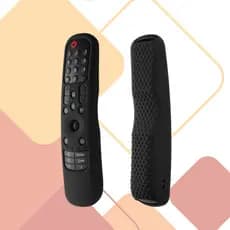 Capa Protetora Preta de Silicone para Controle LG Magic Remote – Alta Durabilidade e Ajuste Perfeito