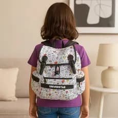 Mochila Costas Trabalho Viagem Bolsa Roupa Maquiagem Compartimentos Resistentes